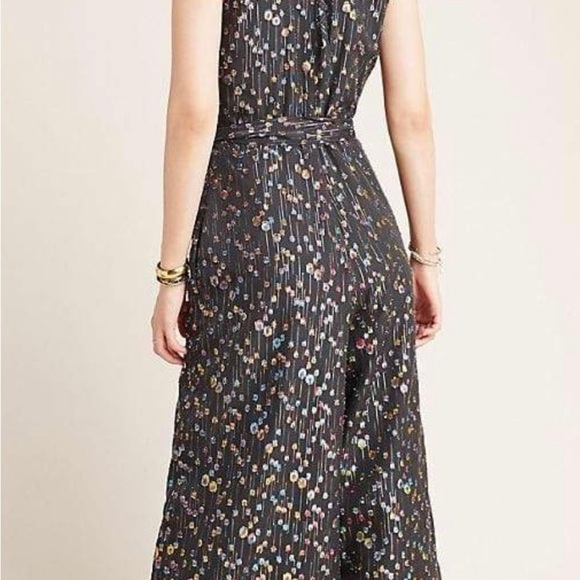 Eva Franco Edita Halter Metallic Clip Dot Jumpsuit - Picture 4 of 9